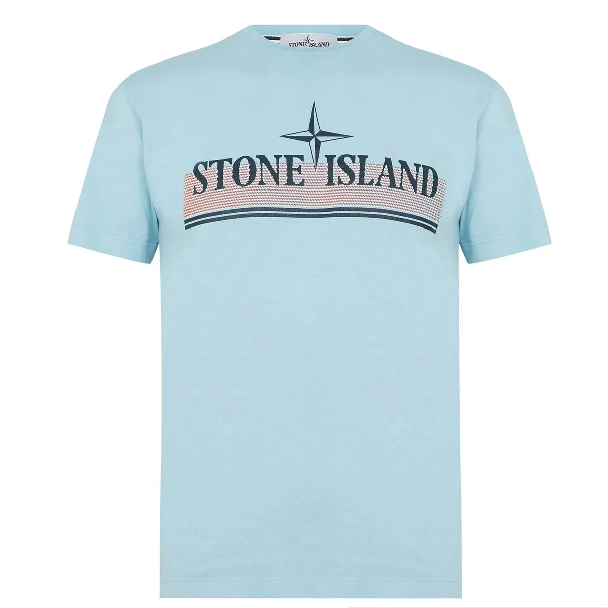 STONE ISLANDLogo Printed T-Shirt Aqua