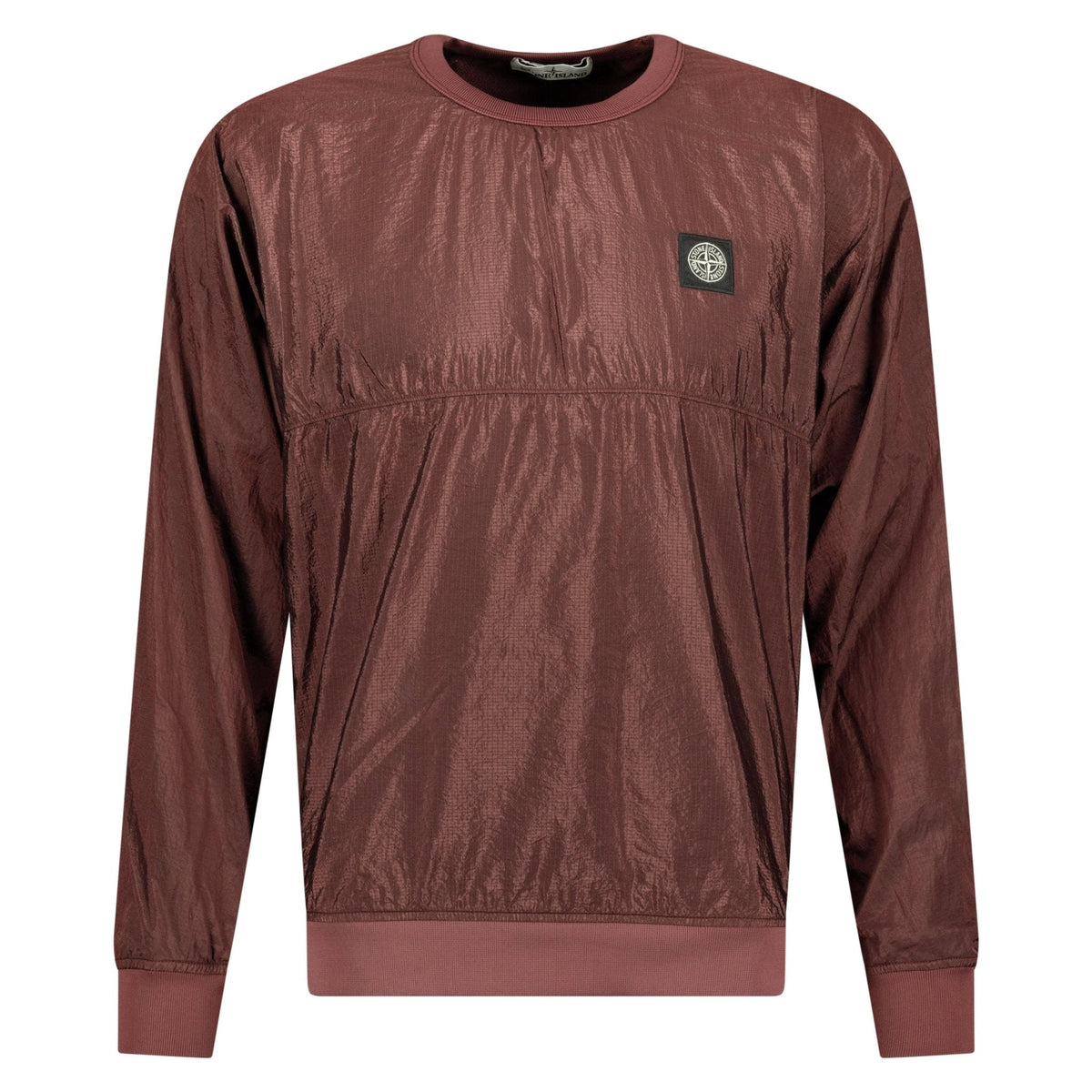 STONE ISLAND NYLON METAL JUMPER MAROON