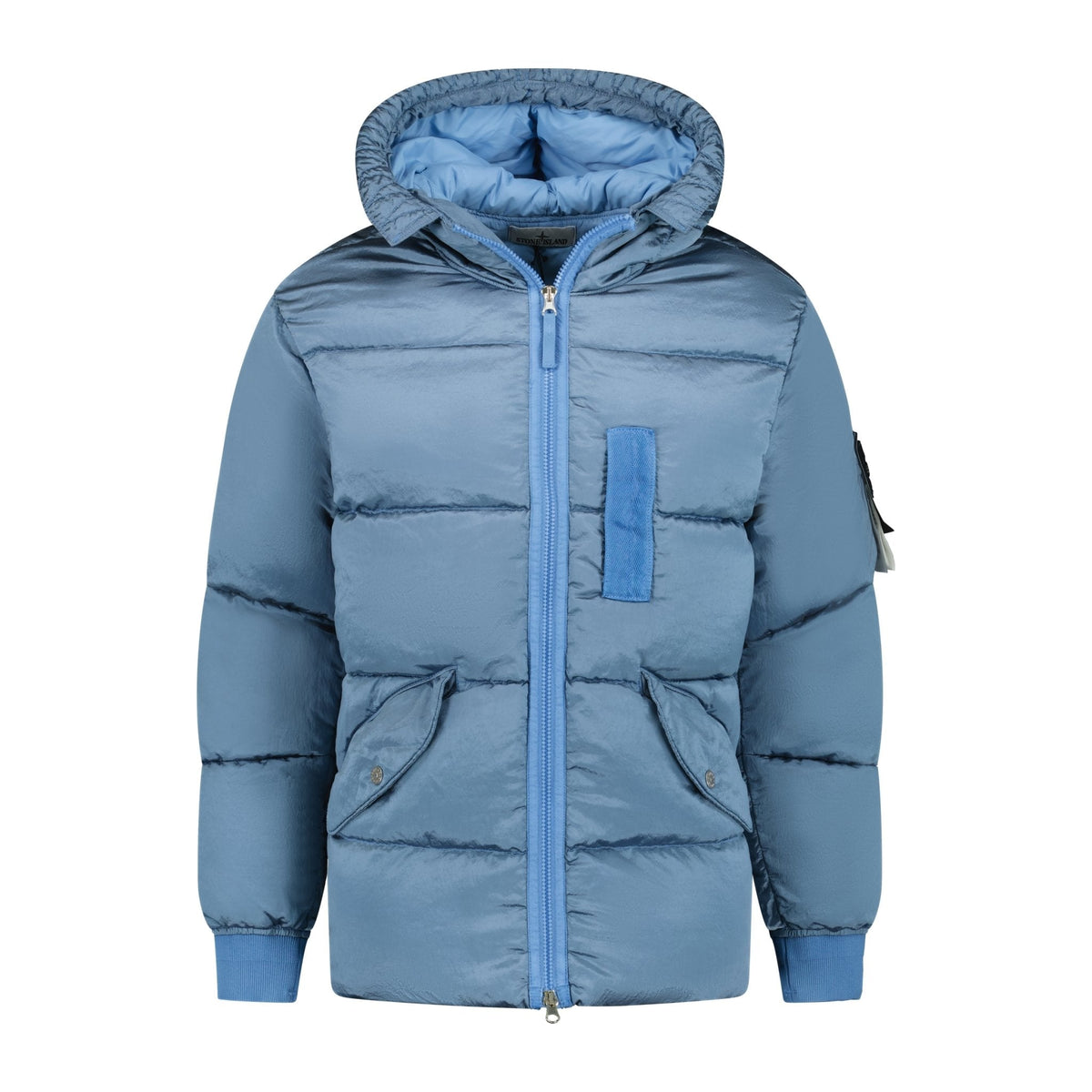 STONE ISLAND NYLON METAL PADDED JACKET BLUE