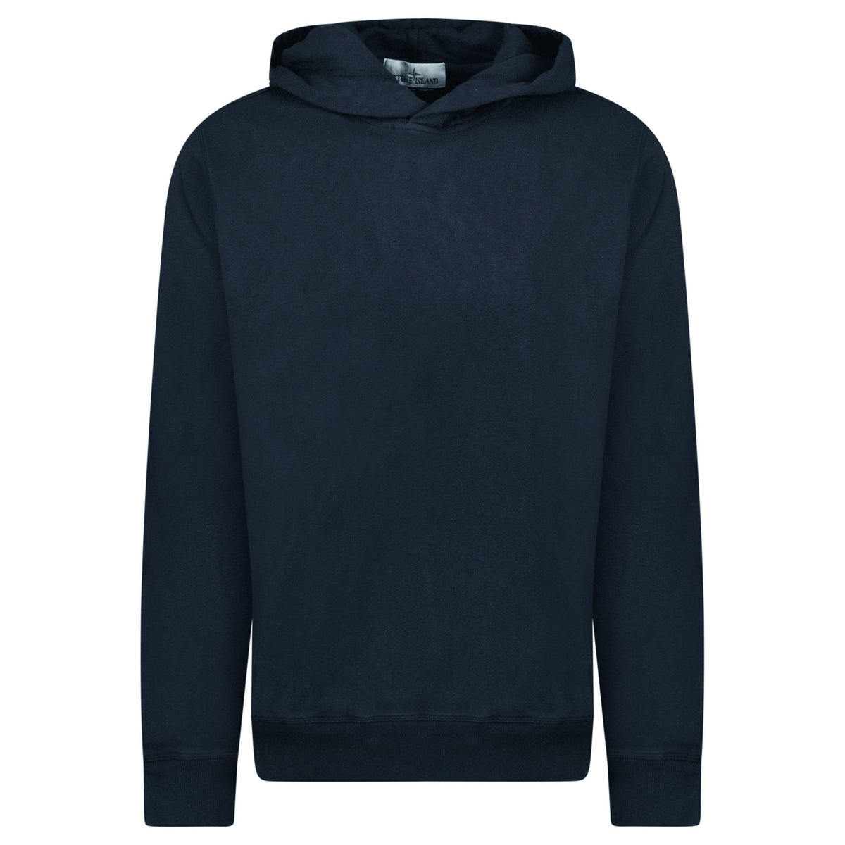 STONE ISLAND 'OLD' TREATMENT HOODED SWEATSHIRT NAVY