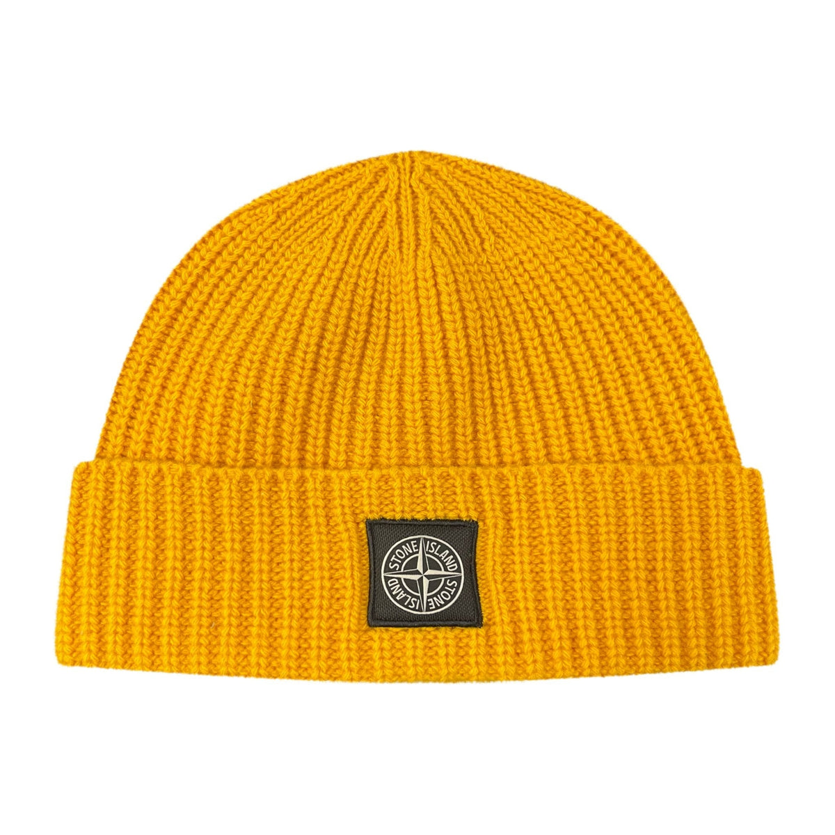 STONE ISLAND WOOL BEANIE YELLOW