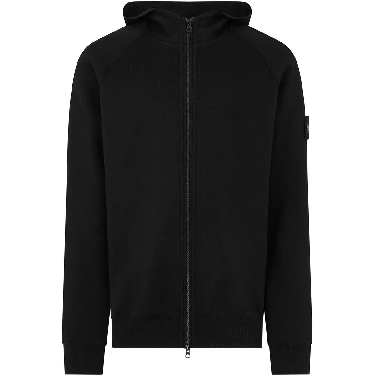 STONE ISLANDZip-Up Ghost Badge Jacket Black