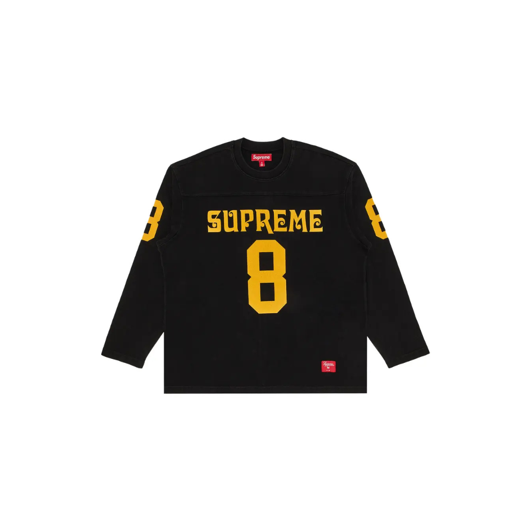 Supreme Affiliated Long-Sleeve Football Top 'Black'