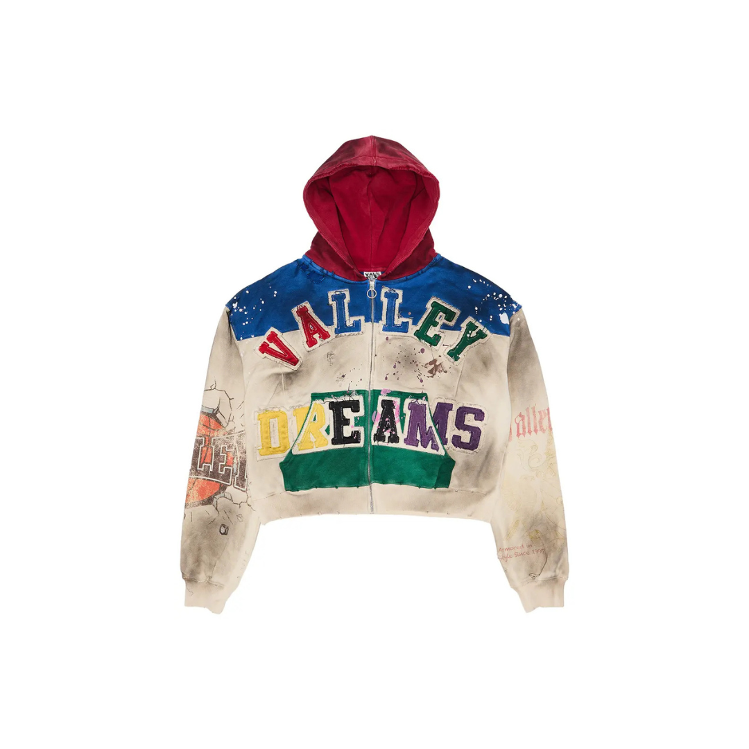 Valley Dreams - Vale Forever Wonderland Zip Up 'Cream/Multi'